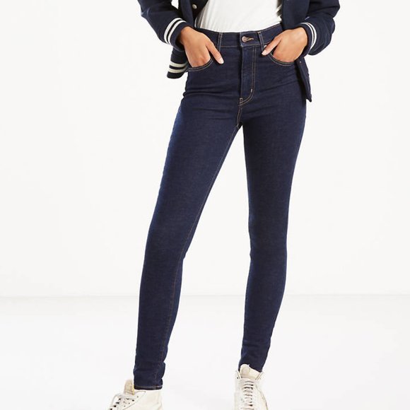 Levi's Denim - Levi’s Mile High Super Skinny Jeans, Dark Wash